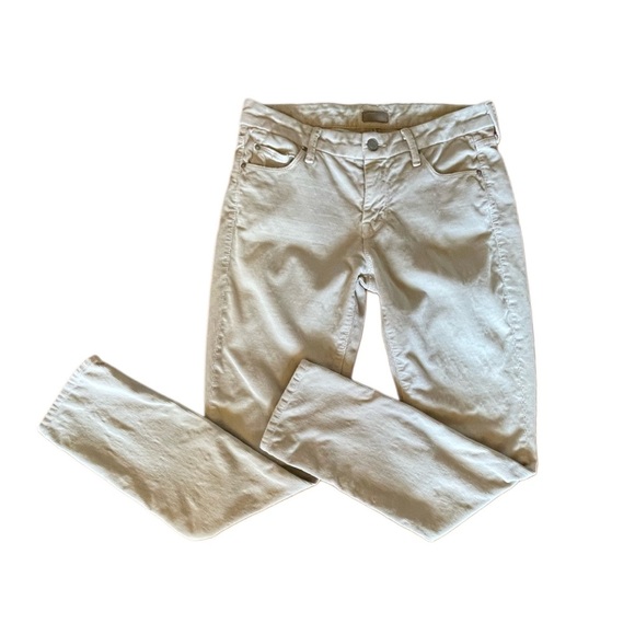 MOTHER corduroy looker cream skinny pant 27 Someone Else’s Fairytale Cord Jean - Picture 3 of 9